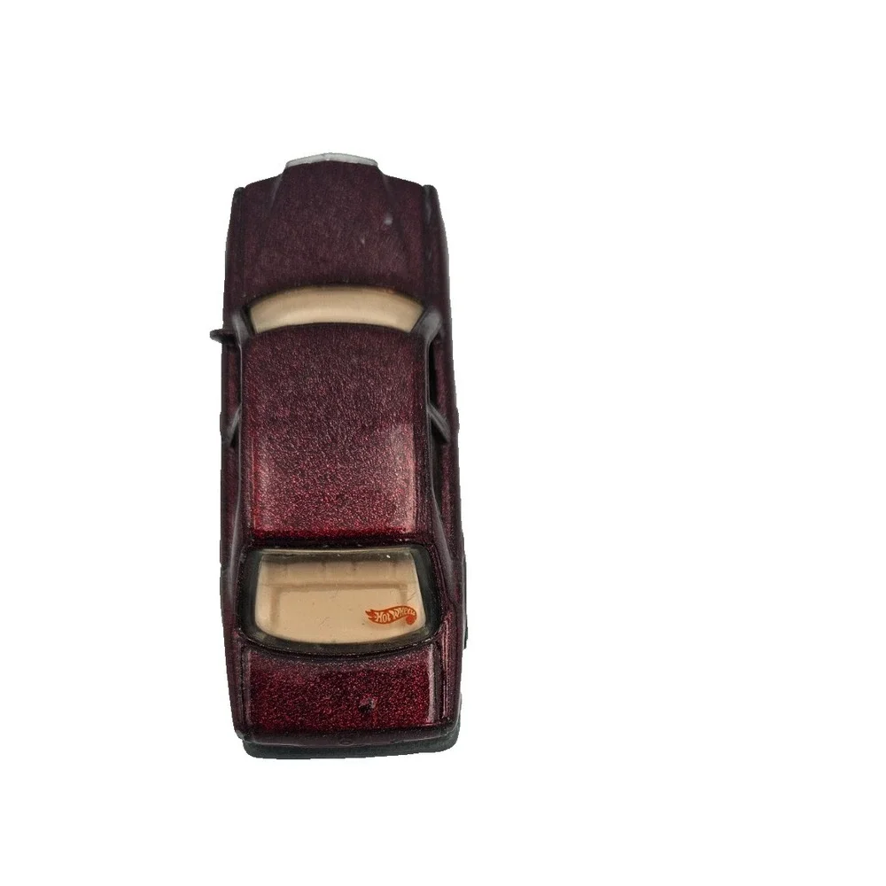 Hot Wheels Mercedes‎ 380SEL Burgundy Metallic Vintage Diecast Sedan 1991